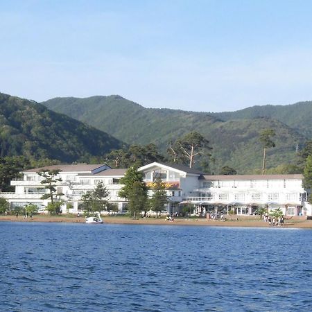 Lakeside Banko Hotel Inawashiro Bagian luar foto