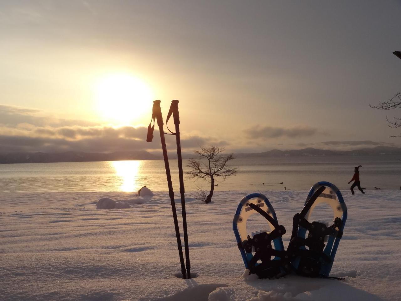 Lakeside Banko Hotel Inawashiro Bagian luar foto