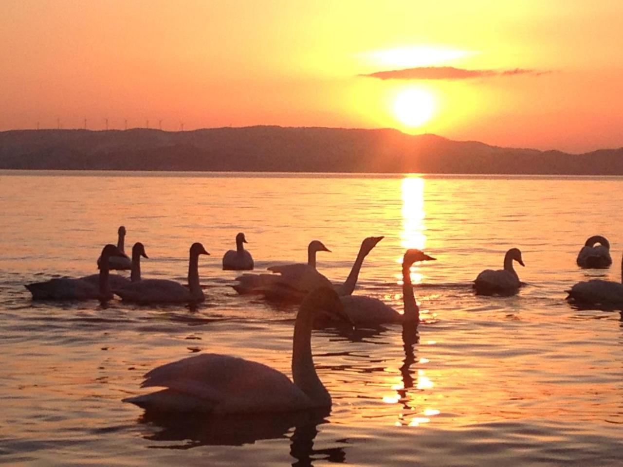Lakeside Banko Hotel Inawashiro Bagian luar foto