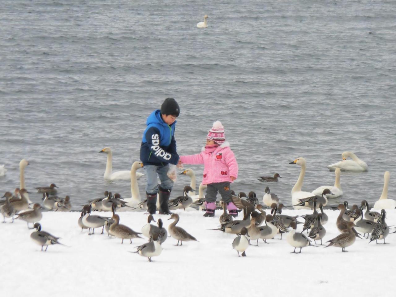 Lakeside Banko Hotel Inawashiro Bagian luar foto